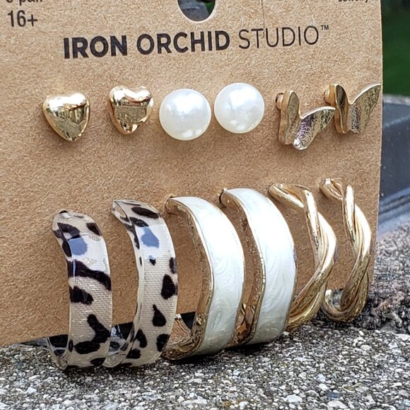 Earrings set of 6 - NWT - Picture 1 of 4